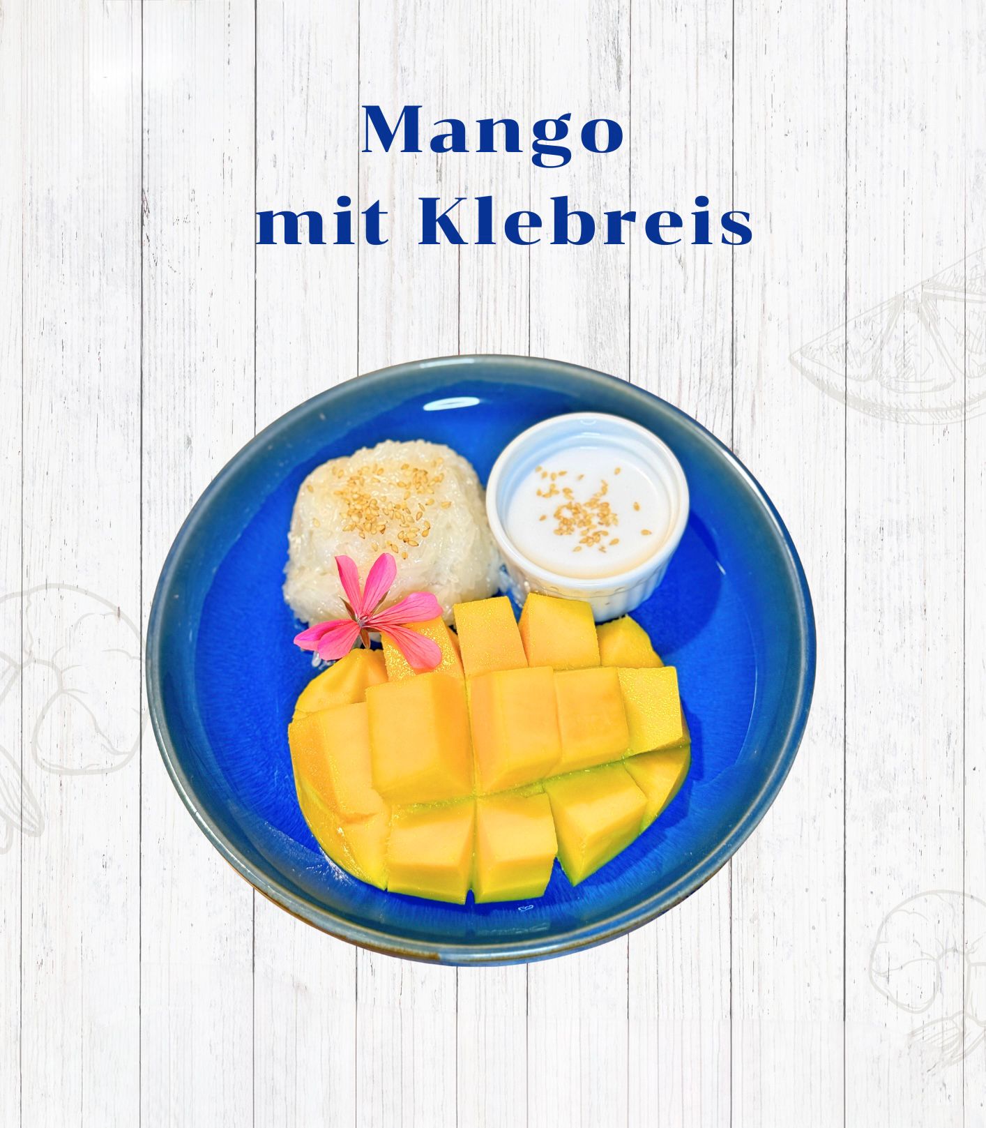 Mango mit Klebereis