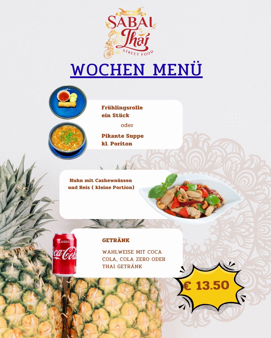 Wochenmenü